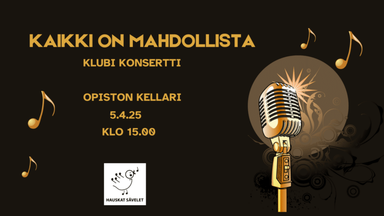 Klubikonsertti 5.4.25